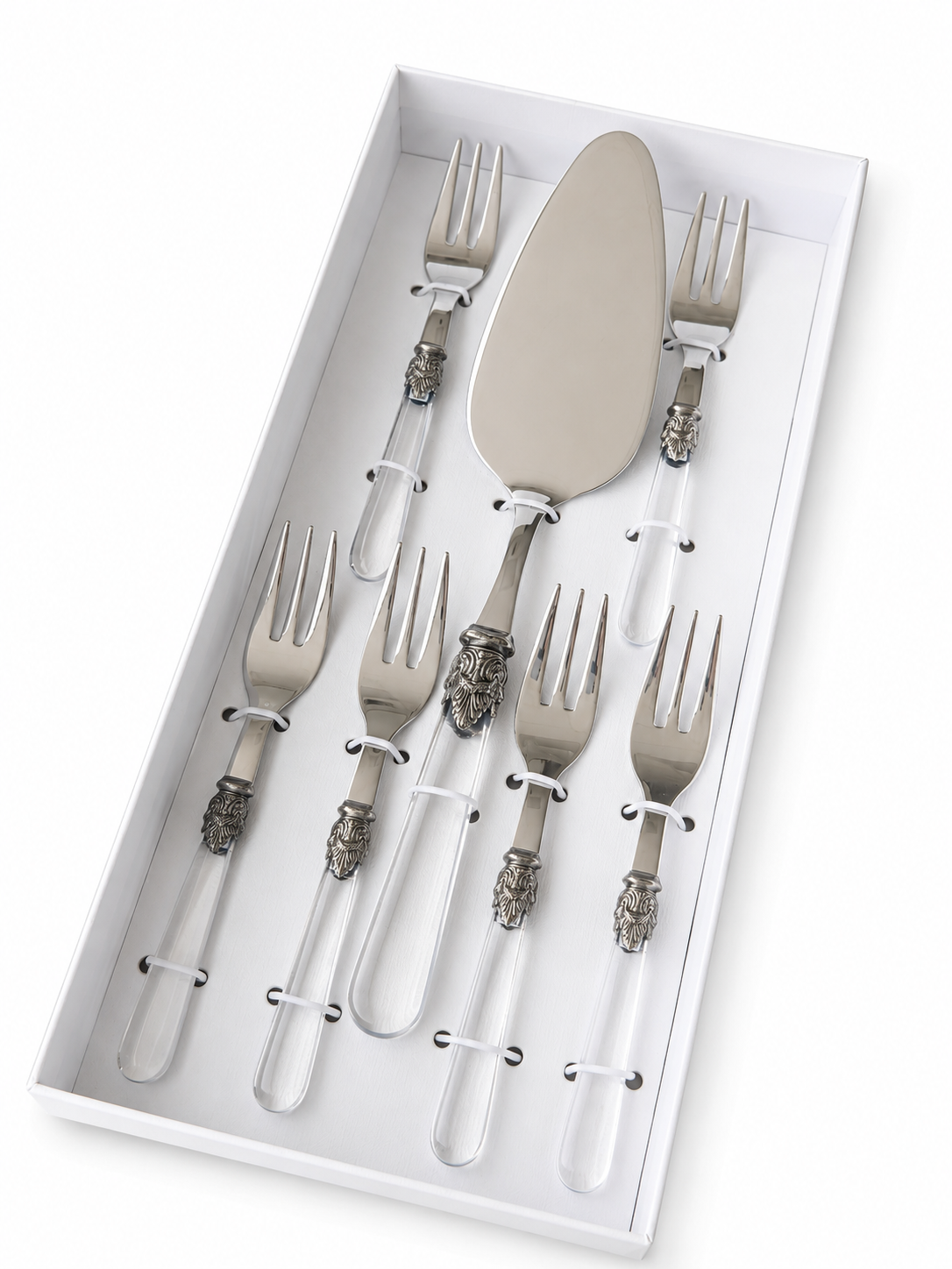 Taart cadeauset,  transparant, 7-delig,  EME Napoleon