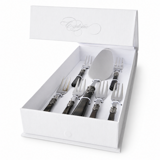 Taart cadeauset, bruin (parelmoer)