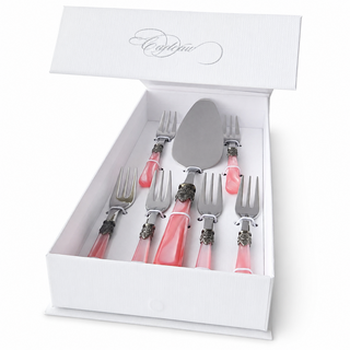 Taart cadeauset, roze (parelmoer)