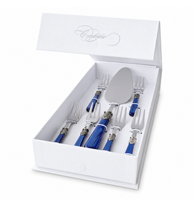7-teiliges Kuchen-Geschenkset, Blau (Perlmutt)