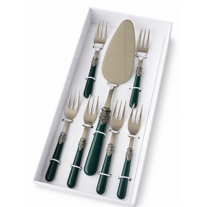 Coffret cadeau gâteau, vert (mat) 7 pièces, EME Napoleon