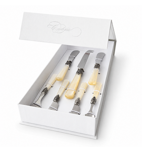 7-teiliges Tapas-Geschenkset, Elfenbein (Perlmutt)
