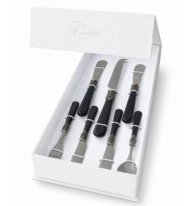 7-teiliges Tapas-Geschenkset, Schwarz (Perlmutt)