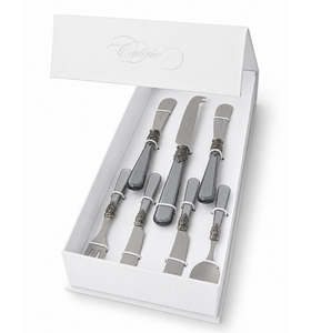 7-teiliges Tapas-Geschenkset, Grau (Perlmutt)