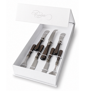 7-teiliges Tapas-Geschenkset, Braun (Perlmutt)