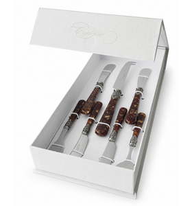 7-piece tapas gift set, brown (tortoiseshell)
