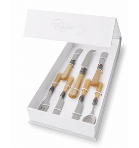 7-piece tapas gift set, honey (mother-of-pearl)