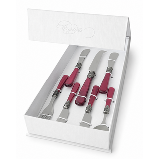 Tapas Gift Set red (Mother-of-Pearl)