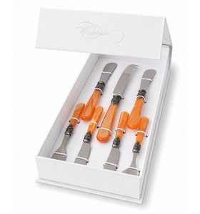 7-piece tapas gift set, orange (mother-of-pearl)
