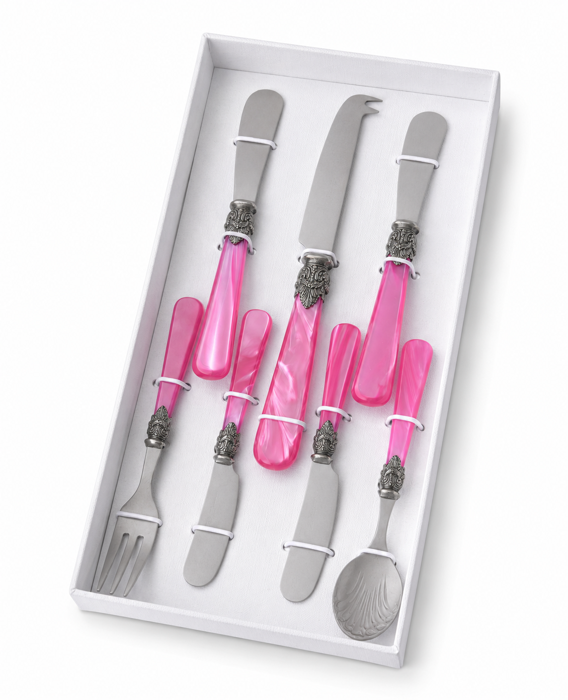 Tapas Cadeauset fuchsia (Parelmoer) 7-delig, EME Napoleon