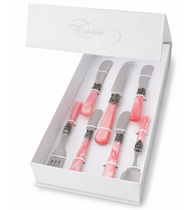 7-teiliges Tapas-Geschenkset, Rosa (Perlmutt)