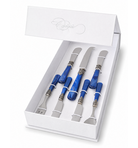 7-teiliges Tapas-Geschenkset, Blau (Perlmutt)