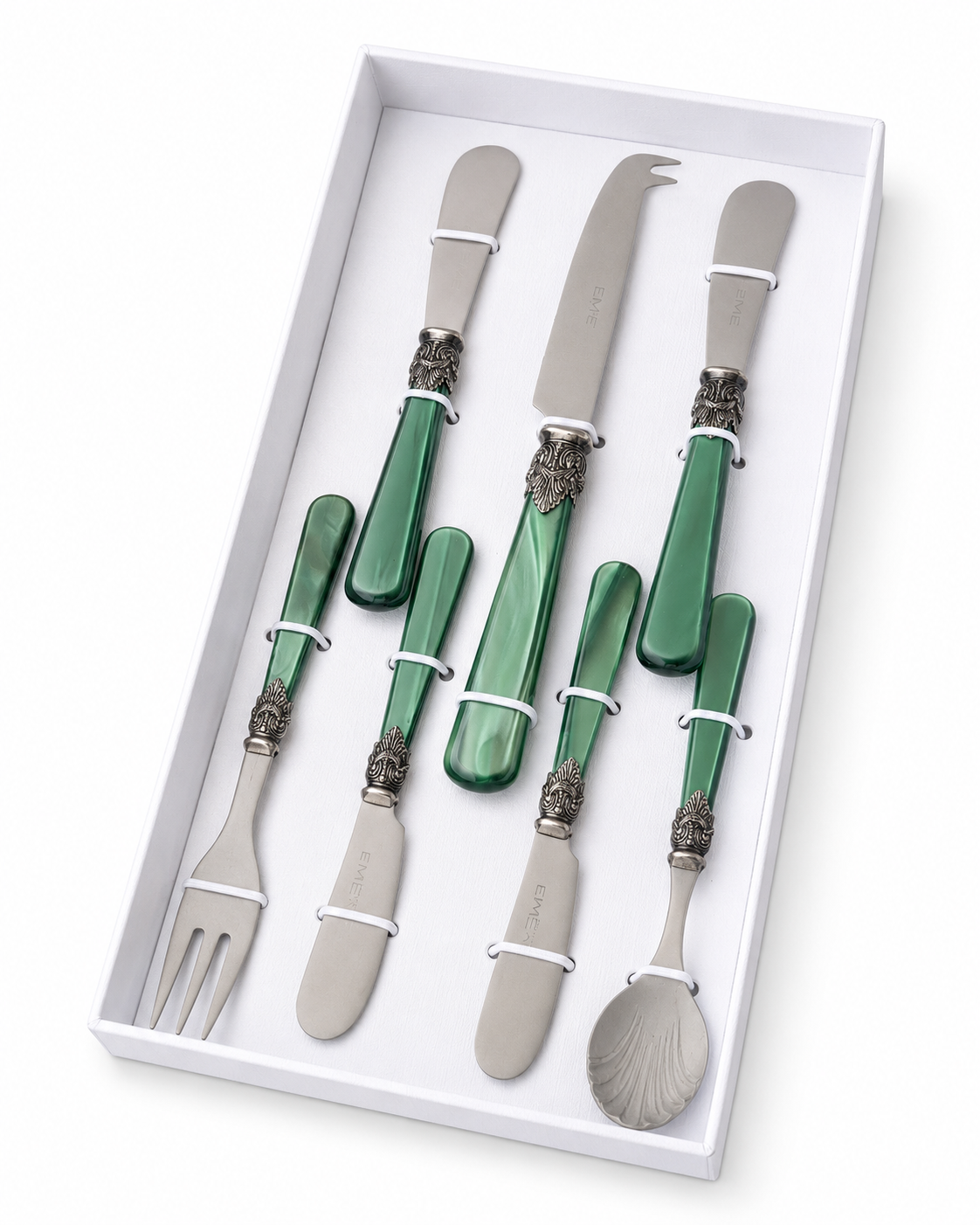 Tapas Cadeauset groen (Parelmoer) 7-delig, EME Napoleon