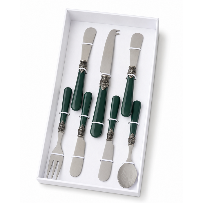 Tapas Geschenkset grün (matt) 7-teilig, EME Napoleon