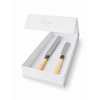 Taart- & Cakemes Cadeauset, Ivoor (mat)