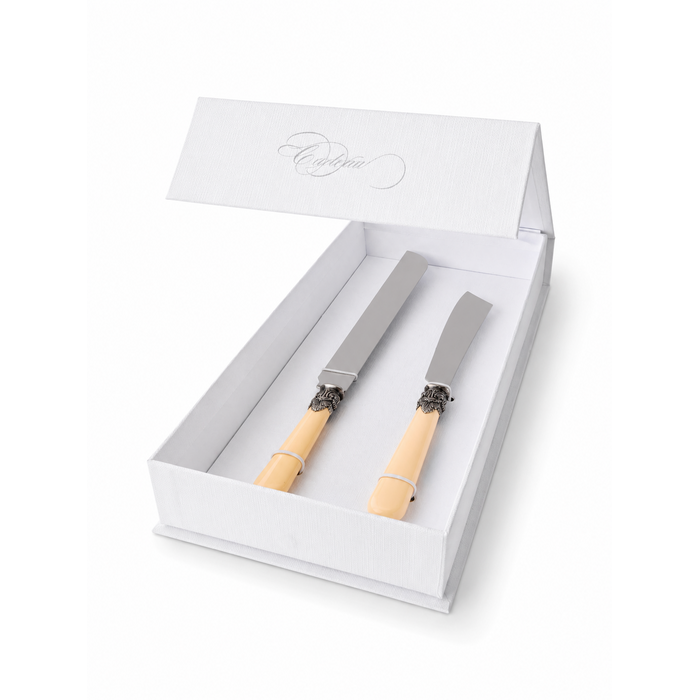 Cake & Pastry Knife Gift Set, ivory (matte), EME Napoleon