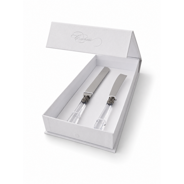 Torten- & Kuchenmesser Geschenkset, Transparent, EME Napoleon