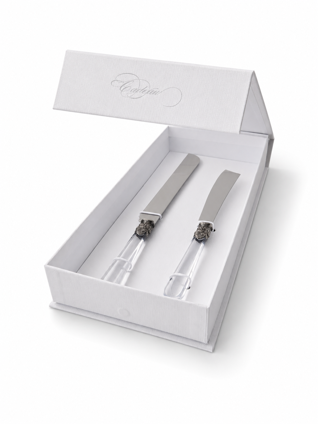 Set de Regalo Cuchillo para Tarta y Pastel, Transparente, EME Napoleon