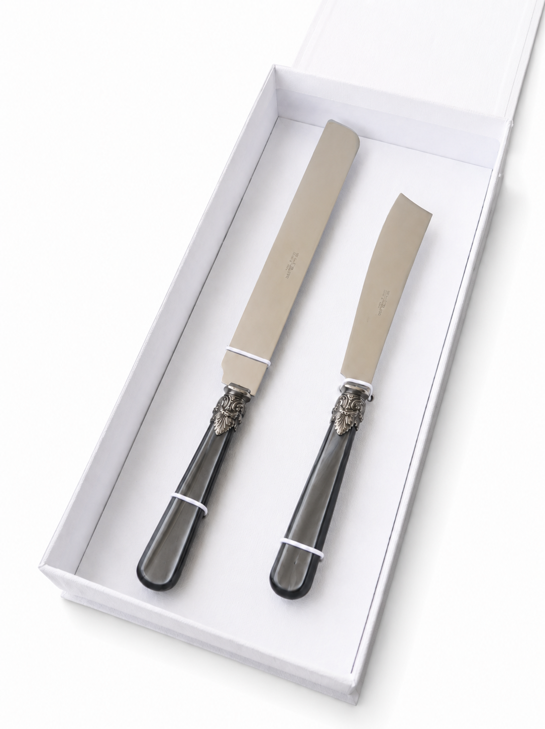 Torten- & Kuchenmesser Geschenkset, Schwarz (Perlmutt), EME Napoleon