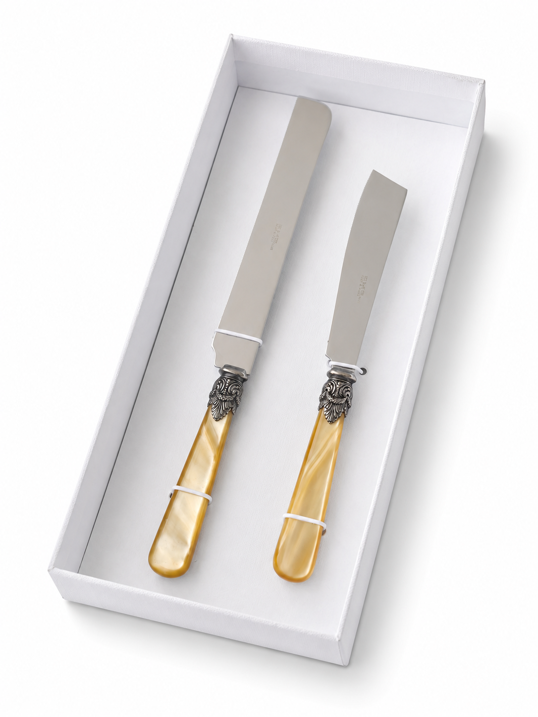 Cake & Pastry Knife Gift Set, Honey (Mother-of-Pearl), EME Napoleon