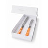 Torten- & Kuchenmesser Geschenkset, Orange (Perlmutt)