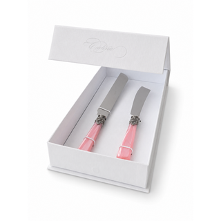 Taart- & Cakemes Cadeauset, Roze (parelmoer)
