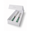 Coffret Cadeau Couteau à Gâteau & Couteau à Cake, Vert (Nacré), EME Napoleon