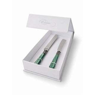 Taart- & Cakemes Cadeauset, Groen (parelmoer)