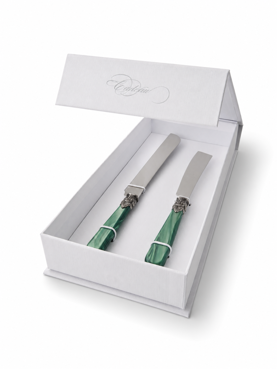 Taart- & Cakemes Cadeauset, Groen (parelmoer), EME Napoleon