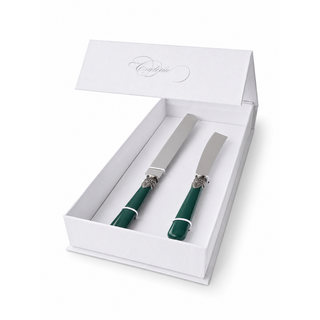 Torten- & Kuchenmesser Geschenkset, Blau (Matt) - Copy
