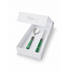 Set Regalo Palillos & Cuchara para Sopa Verde (Nácar), EME Napoleon