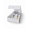 Pasta Bestek Cadeauset (2-delig), spaghettilepel en sleuflepel, ivoor (parelmoer) | EME Napoleon