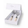 Pasta Besteck Geschenkset (2-teilig), Elfenbein (matt), Spaghettilöffel und Schaumlöffel | EME Napoleon