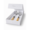 Pasta Bestek Cadeauset, spaghettilepel en sleuflepel , Honing (parelmoer)