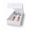 Pasta Bestek Cadeauset, spaghettilepel en sleuflepel , Oranje (parelmoer)