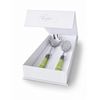 Coffret Couverts à Pâtes (2 pièces), Vert Clair (Nacré), Cuillère à Spaghetti et Cuillère Perforée | EME Napoleon