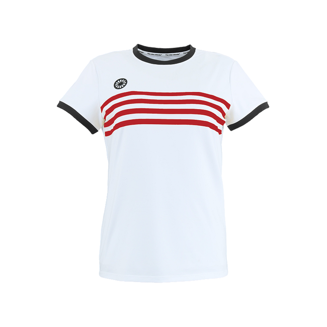 The Indian Maharadja Kadiri men striped tee red