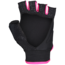 Touch half finger player glove black / pink