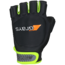 Touch half finger player glove black / yellow