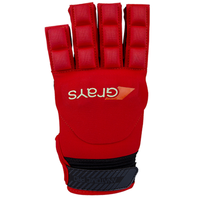 Anatomic Pro half finger player glove Red