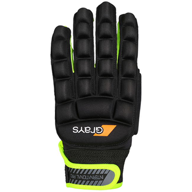 Glove Int Pro Blk / Neon Yellow Left Hand