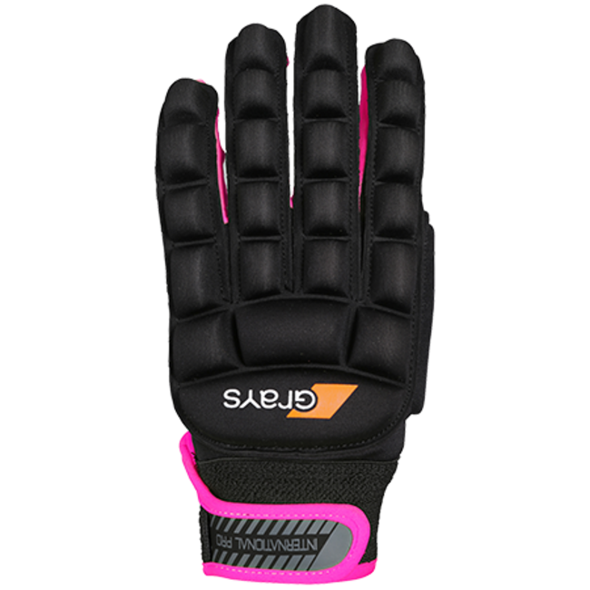 Glove Int Pro Blk / Neon Pink Left Hand