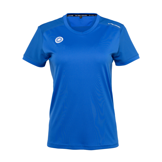 The Indian Maharadja Jaipur Women Performance Tee Cobalt