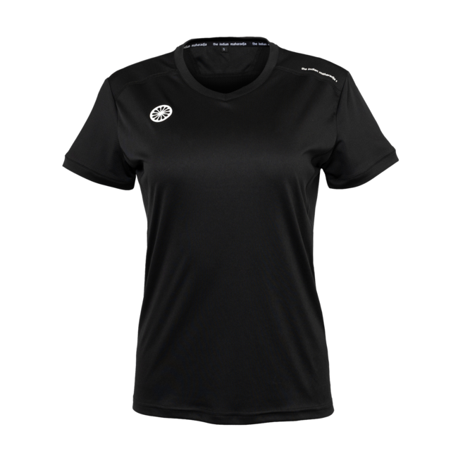 The Indian Maharadja Jaipur Women Performance Tee Black