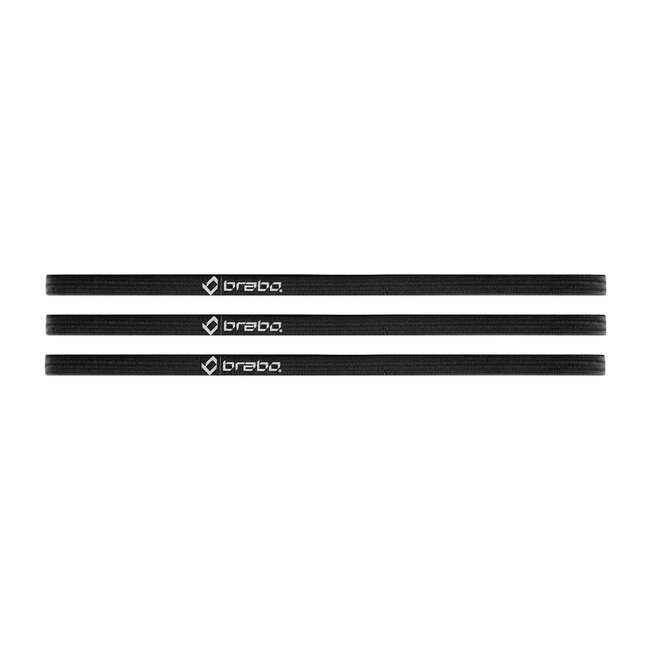 Brabo Hair Elastic Black (3pcs 10mm)