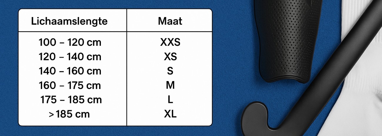 Welke maat scheenbeschermers voor hockey