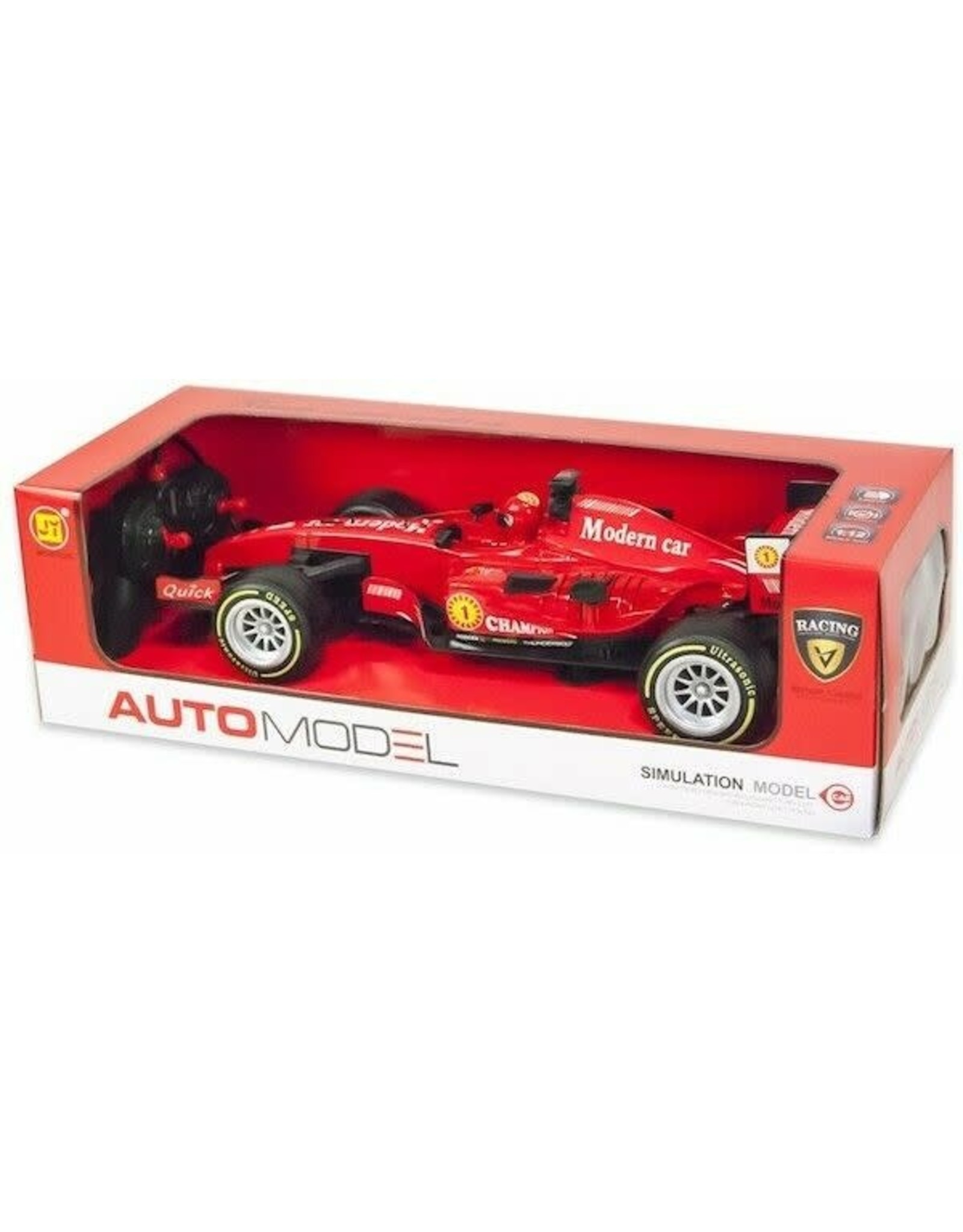 RC RACE CAR 1:12 ROOD 13X45CM