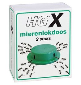 HG HG X MIERENLOKDOOS 2 STUKS