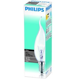 PHILIPS Philips gloeilamp kaars bended tip 40W E14 230V BX