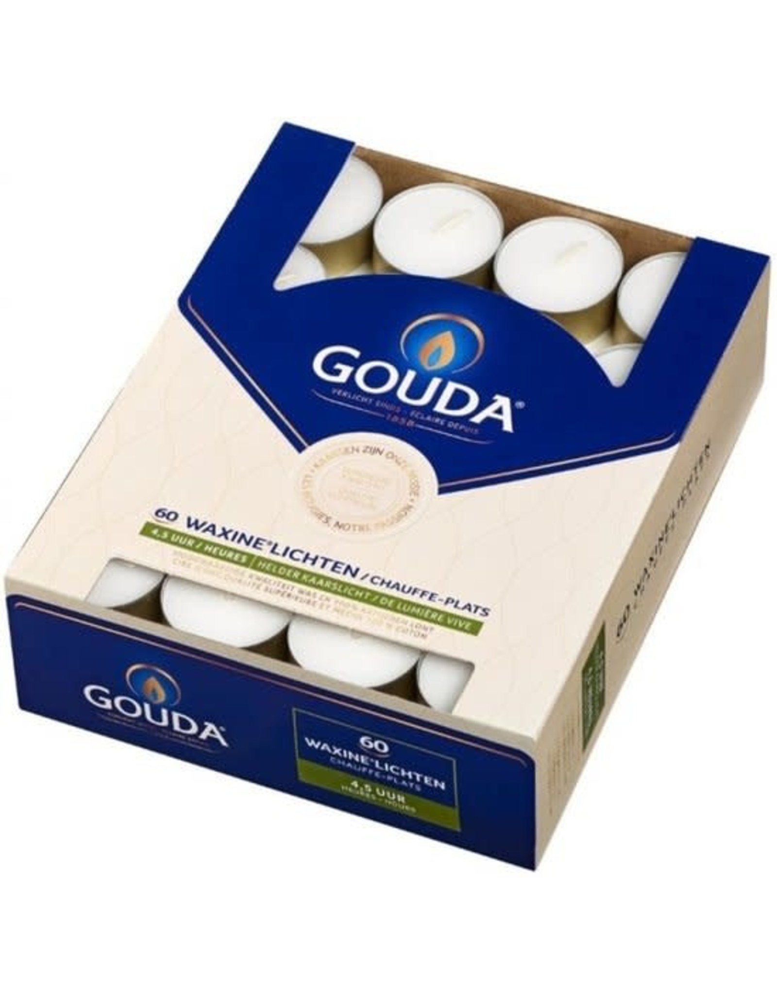 GOUDA WAX.LICHT WIT 60 DS 4,5U